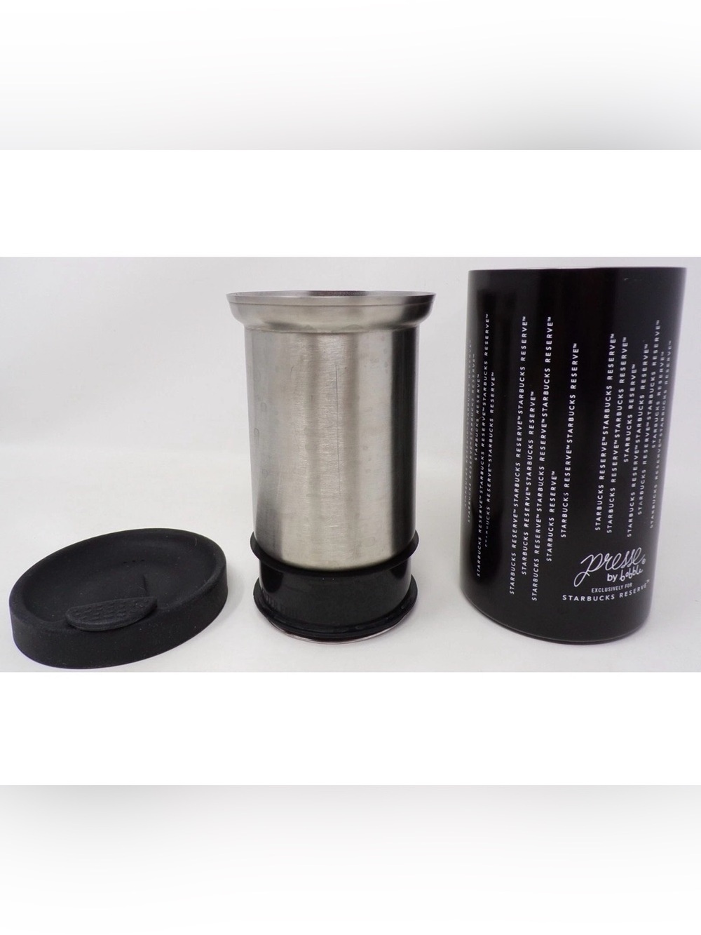 PRESSE Bobble French Coffee Press travel mug tumbler Stainless Starbucks Reserve